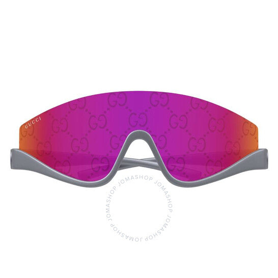 نظارات شمسية نسائية من غوتشي، بشعار أحمر