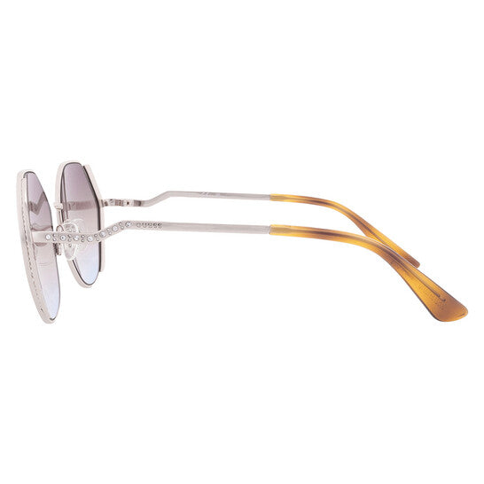 Brown Gradient Geometric Ladies Sunglasses