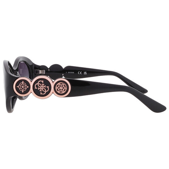 Smoke Gradient Oval Ladies Sunglasses