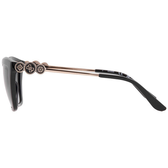 Smoke Gradient Rectangular Ladies Sunglasses