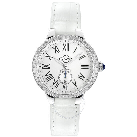 ساعة Gv2 من جيفريل، ساعة أستور كوارتز نسائية بإطار ألماس