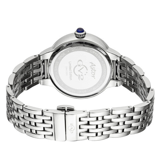 Astor Quartz Diamond Black Dial Ladies Watch