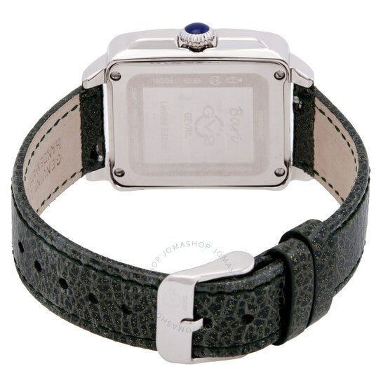 ساعة Gv2 من جيفريل، باري سباركل كوارتز بمينا بيضاء للسيدات