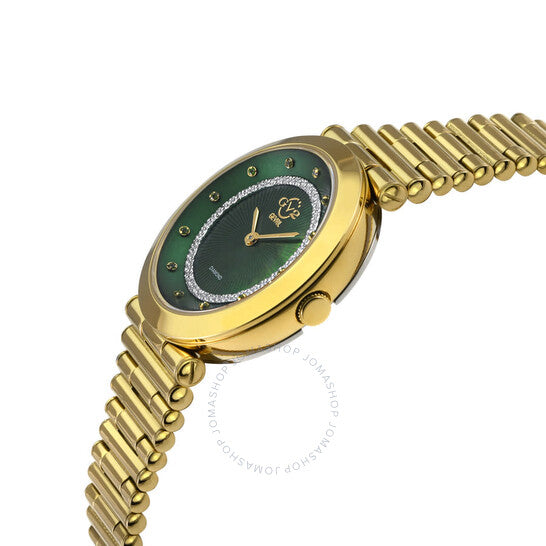 ساعة بورانو كوارتز بمينا أخضر للنساء من جيفريل، Gv2