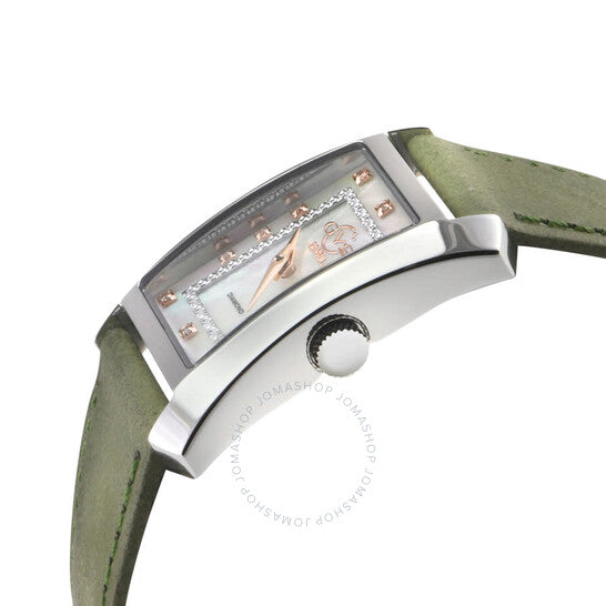 Gv2 By Gevril, Luino Diamond Mother of Pearl Dial Ladies Watch