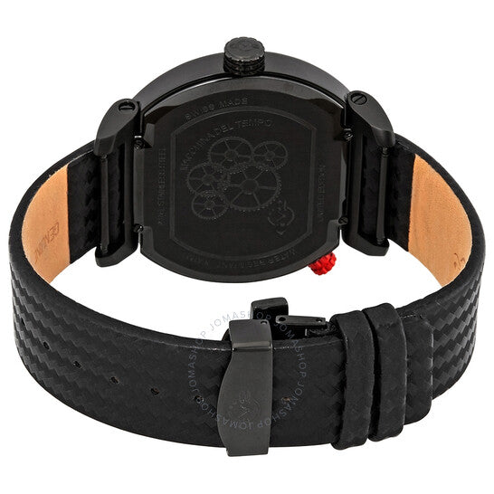 Gv2 By Gevril, Macchina Del Tempo Black Dial GMT Men's Watch