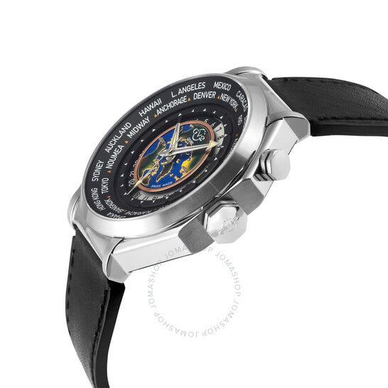 Gv2 By Gevril, Marchese Quartz Black Dial Men's Watch