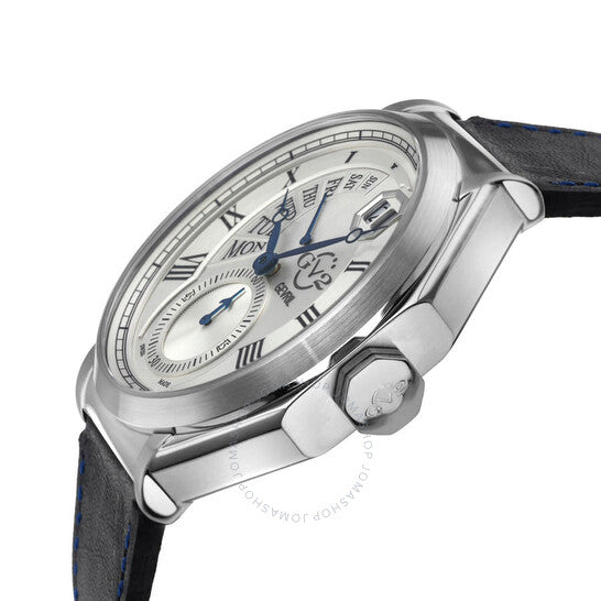 Gv2 By Gevril, Marchese Quartz Silver Dial Men's Watch