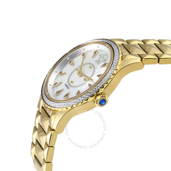 Gv2 By Gevril, Siena Mother of Pearl Dial Quartz Ladies Watch