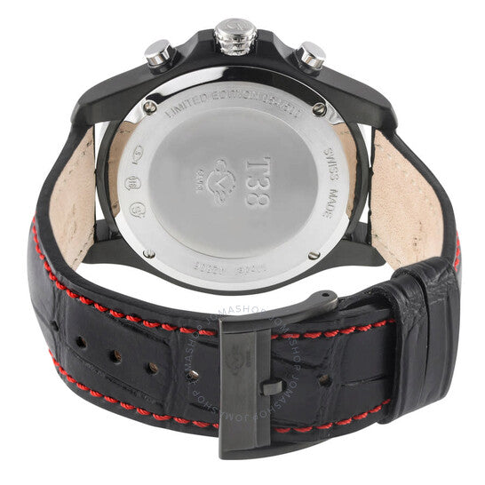 Gv2 By Gevril, T38 Chronograph Quartz Black Dial Men's Watch