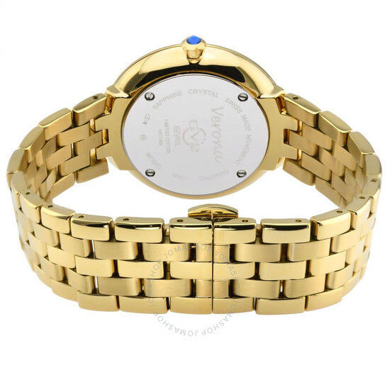 Gv2 By Gevril, Verona Diamond Mother of Pearl Dial Ladies Watch