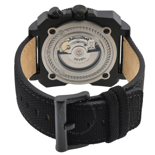 Gv2 By Gevril, XO Submarine Automatic Black Dial Men's Watch