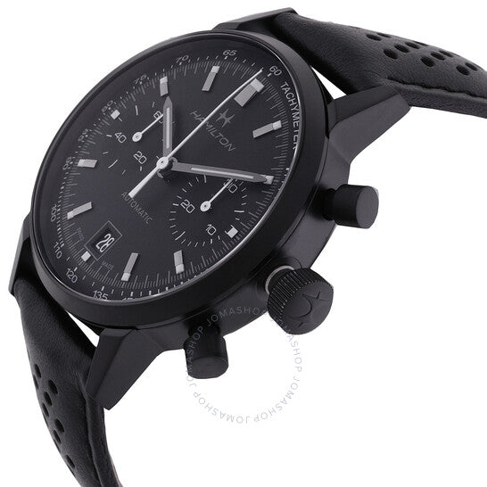 Hamilton, American Classic Intra-Matic Chronograph Automatic Black Dial Watch