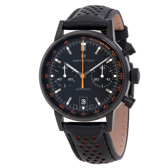 Hamilton, American Classic Intra-Matic Chronograph Automatic Black Dial Watch