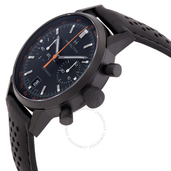 Hamilton, American Classic Intra-Matic Chronograph Automatic Black Dial Watch