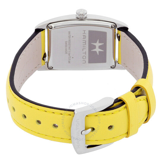 ساعة هاميلتون، ساعة كوارتز أمريكية كلاسيكية بمينا أبيض للسيدات