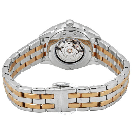 Hamilton, Jazzmaster Automatic Silver Dial Ladies Two Tone Watch