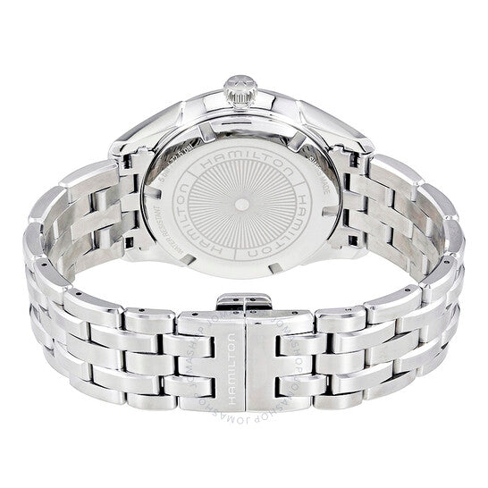 ساعة هاميلتون جازماستر للرجال بمينا فضي