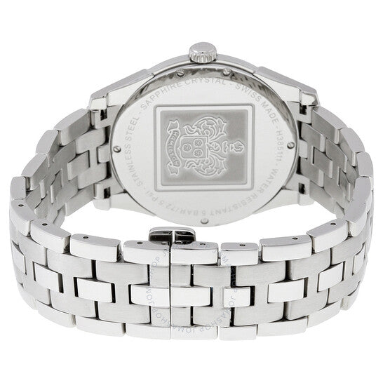 ساعة هاميلتون جازماستر ثينلاين للرجال بمينا أزرق