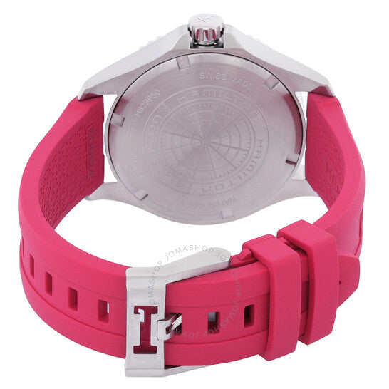 ساعة هاميلتون للرجال، لون كاكي كحلي، أوتوماتيكية، بمينا أسود