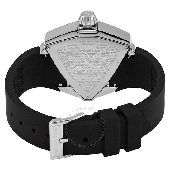 ساعة هاميلتون فينتورا كوارتز نسائية بمينا أسود