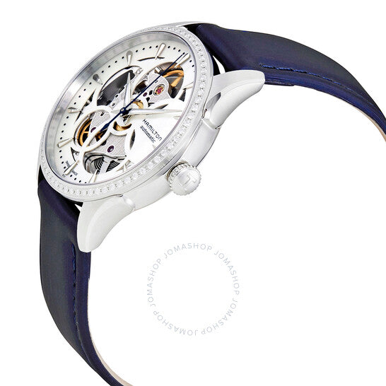 Hamilton, White Mother of Pearl Skeleton Dial Ladies Watch