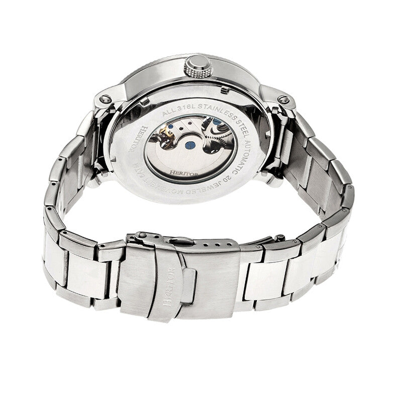 Aries Black Skeleton Dial Automatic Men's Watch