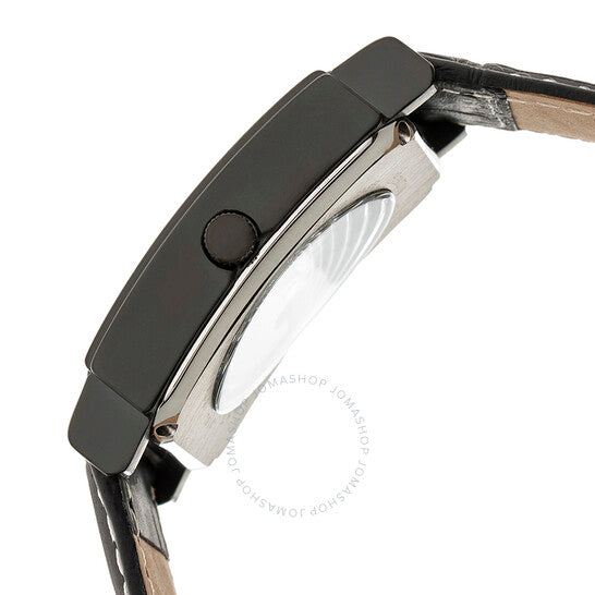 ساعة هيرتور فريدريك الأوتوماتيكية للرجال بمينا أسود