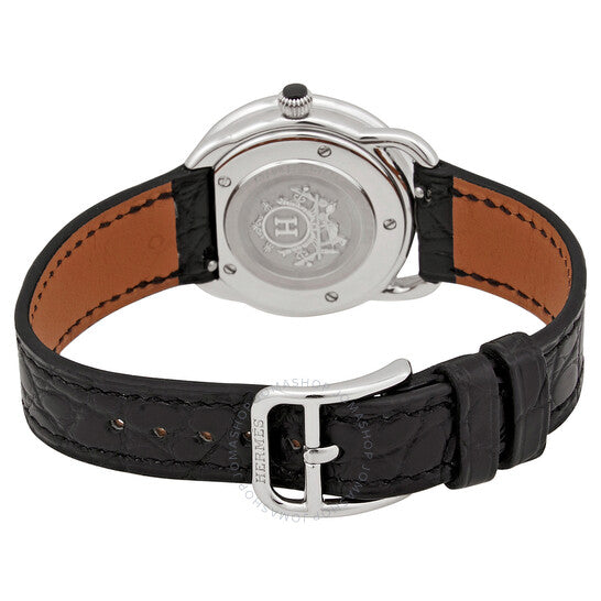 ساعة هيرمس أرسو كافاليس كوارتز بمينا سوداء للسيدات