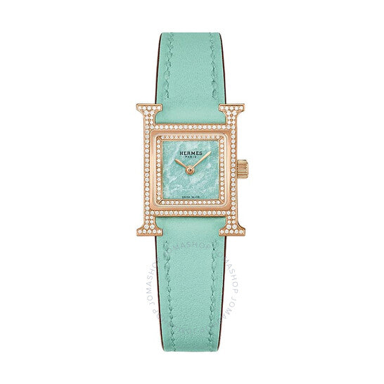 Hermes, Heure H Mini Model Diamond Quartz Ladies Watch