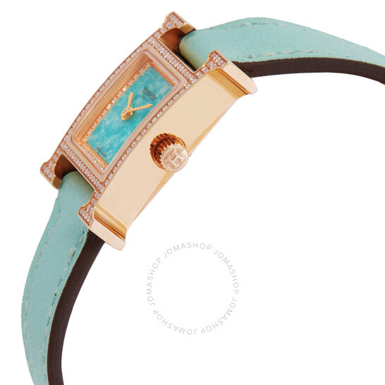 Hermes, Heure H Mini Model Diamond Quartz Ladies Watch