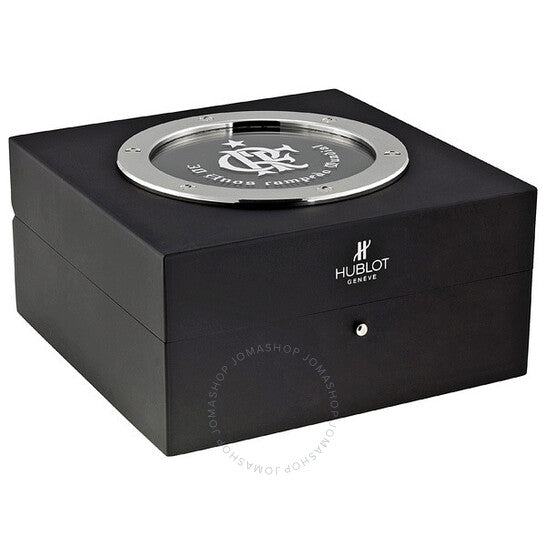 Hublot, Black Magic Black Dial Black Rubber Ladies Watch