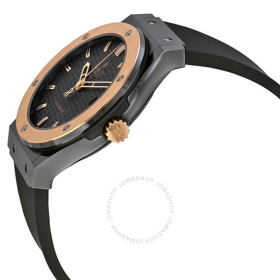 Hublot, Ceramic King Gold Black Dial Automatic Men's Watch