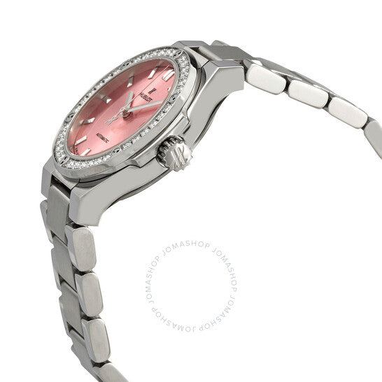 Hublot, Classic Fusion Automatic Diamond Pink Dial Ladies Watch