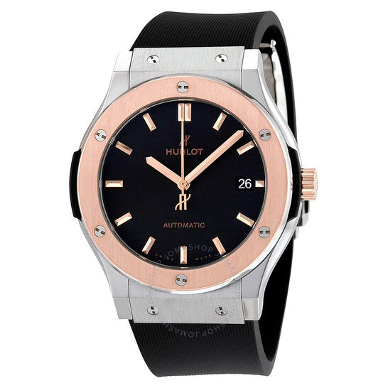 Hublot, Classic Fusion Black Dial Black Rubber Men's Watch