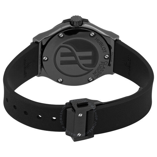 ساعة هوبلو كلاسيك فيوجن كوارتز بمينا سوداء للسيدات