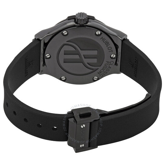 ساعة هوبلو كلاسيك فيوجن كوارتز بمينا سوداء للسيدات