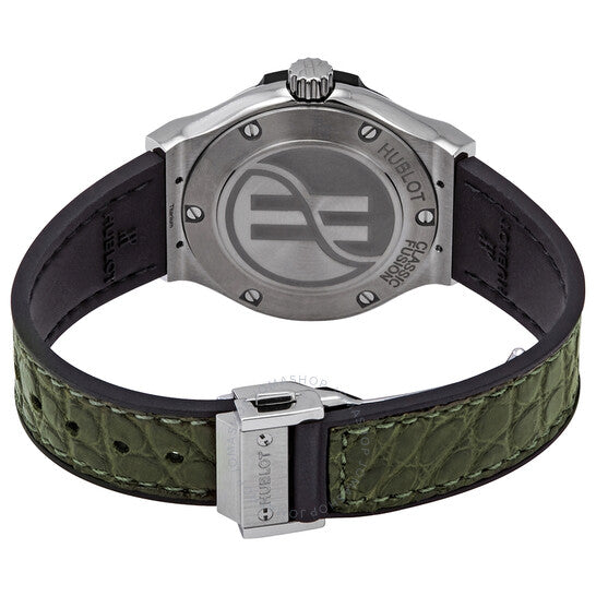 Hublot, Classic Fusion Quartz Green Dial Ladies Watch