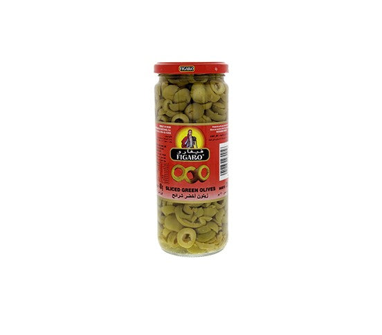 Figaro Sliced Green Olives 450 gm