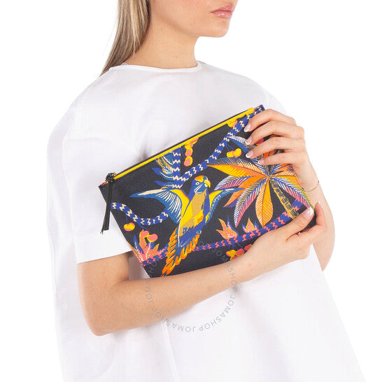 Inoui Editions, Parrot Tropical Print Pouch