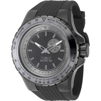 Aviator Quartz Black Dial Men's Watch