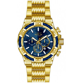 Bolt Chronograph GMT Quartz Blue Dial Men's Watch