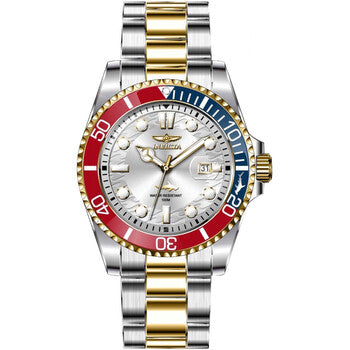 Pro Diver LATAM Exclusive Quartz Silver Dial Pepsi Bezel Men's Watch