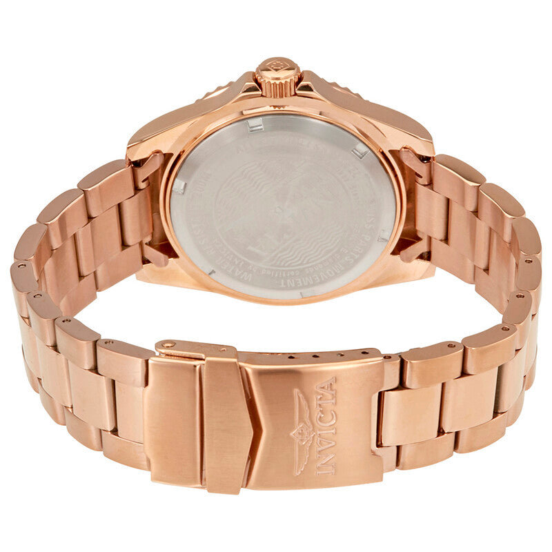 Pro Diver Rose Dial Rose Gold-tone Ladies Watch