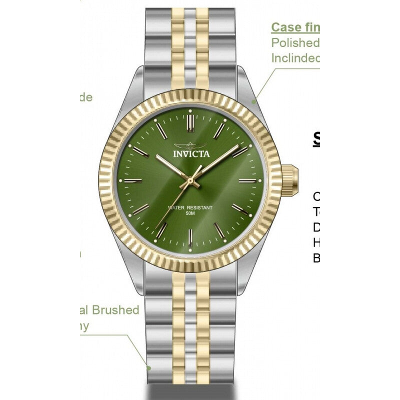 Specialty Quartz Green Dial Men's Watch