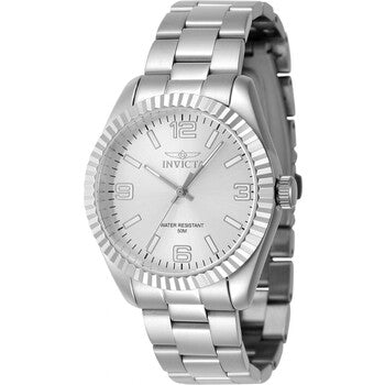 Specialty Quartz Silver Dial Ladies Watch