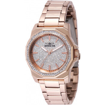 Speedway Quartz Crystal Silver Dial Ladies Watch