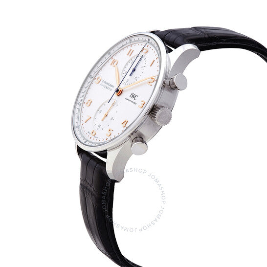 ساعة IWC كرونوغراف أوتوماتيكية بمينا فضية IW3716-04