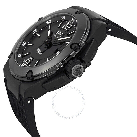 ساعة IWC Ingenieur أوتوماتيكية AMG للرجال من السيراميك الأسود