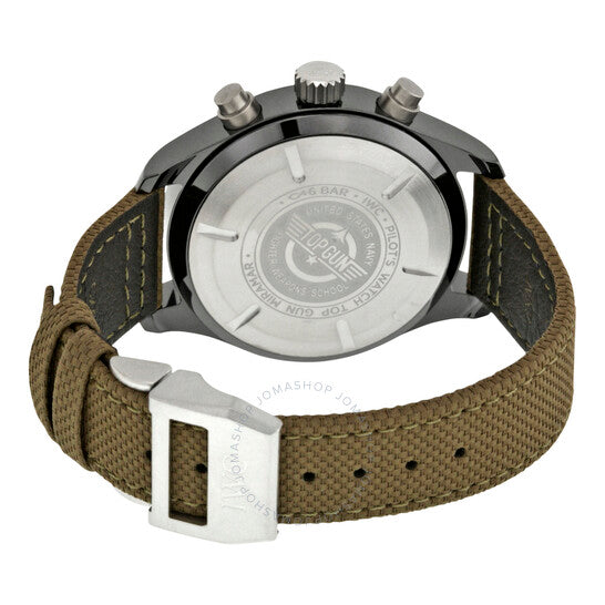 ساعة IWC Pilot الأوتوماتيكية للرجال بمينا أنثراسيت